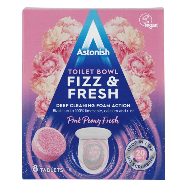AstonishToilet Bowl Tabs Peony