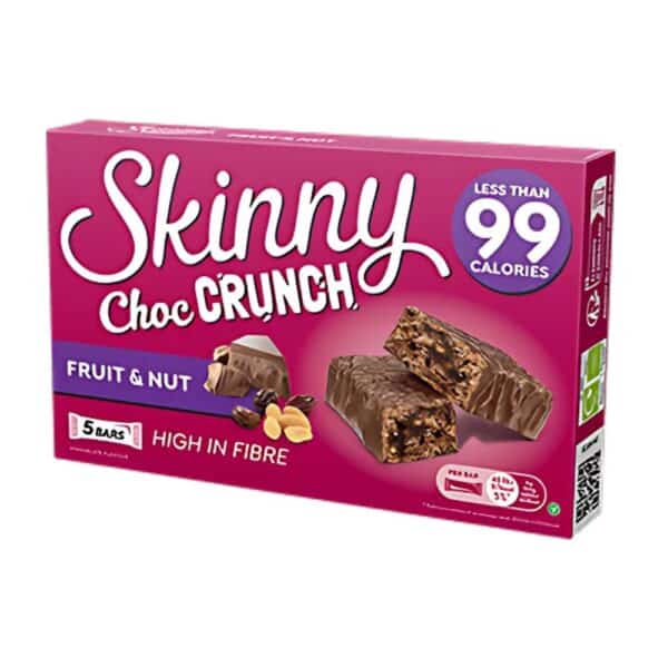 SKINNY Choc Crunch Fruit & Nut Bars