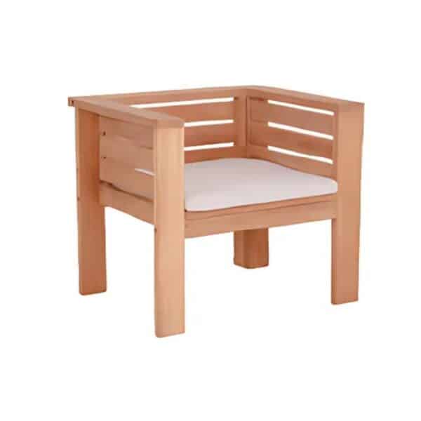 Teak President Single Seater with Cushion